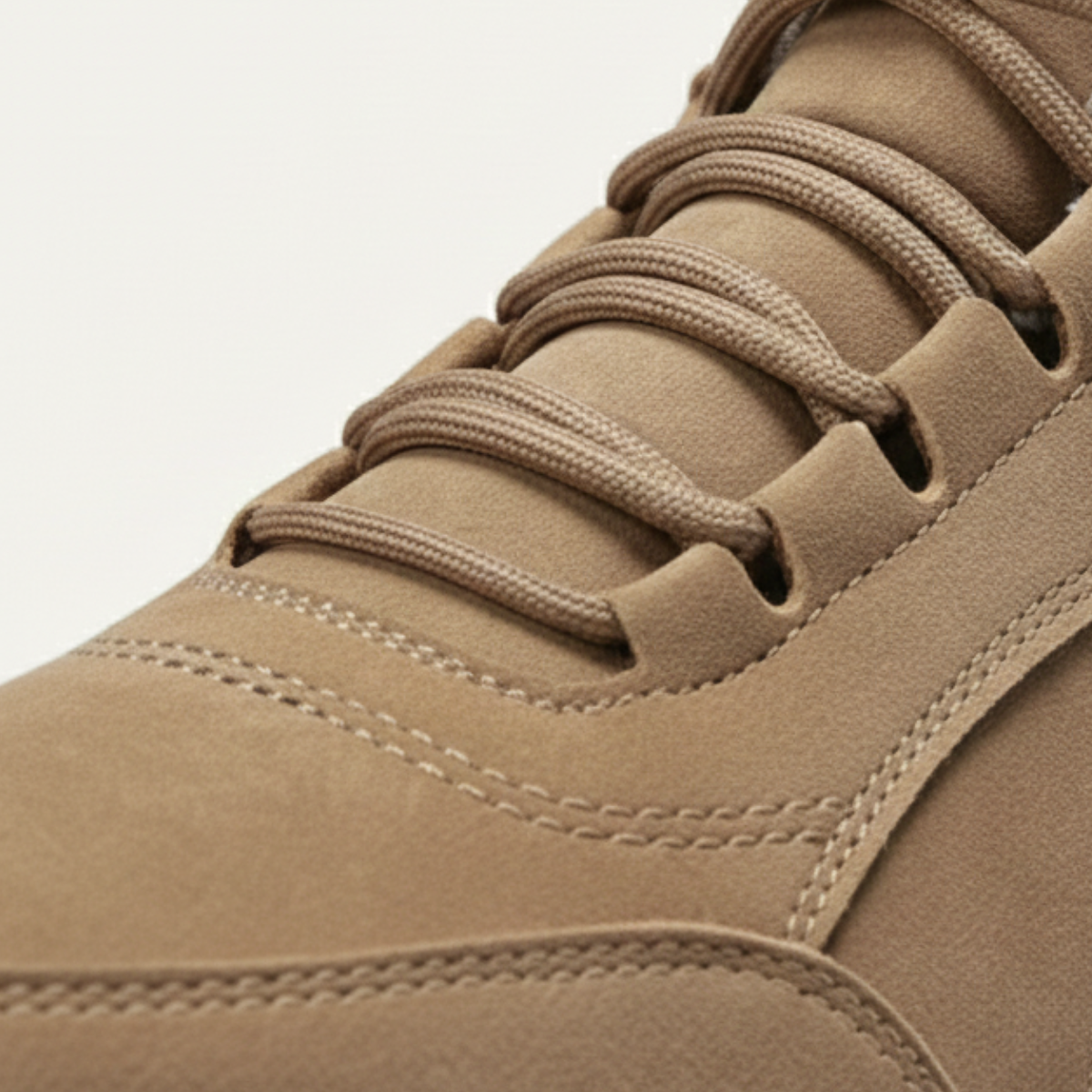 Men's High Tops - Lace Up Sneakers with Padded Collar - Perforated Panel and Chunky Sole