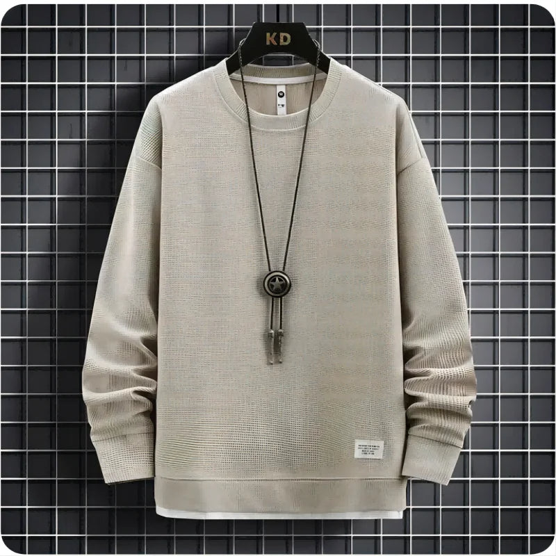 Men's Two Piece Set - Crew Neck Jumper and Jogger Pants