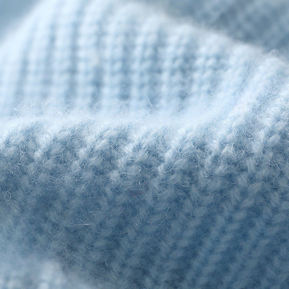 Men's Knit Jumper - Crew Neck Raglan Sleeve Ribbed Pullover