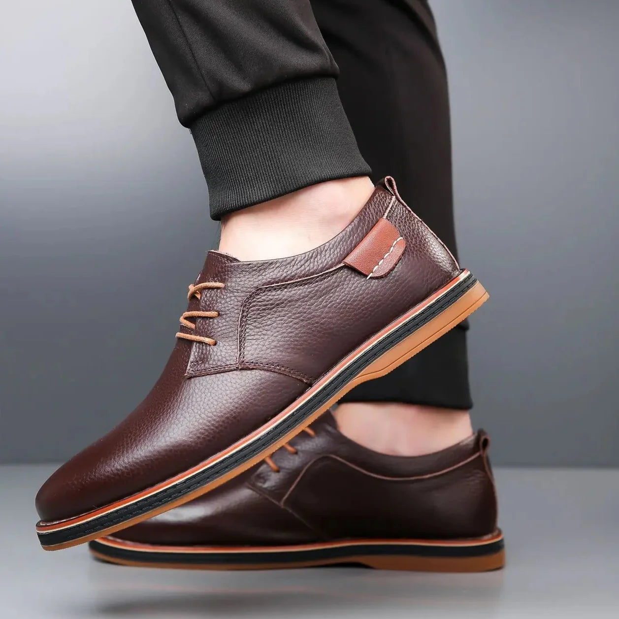 Men’s Dress Derby Shoes – Lace Up Oxford Shoes for Business Casual and Formal Wear