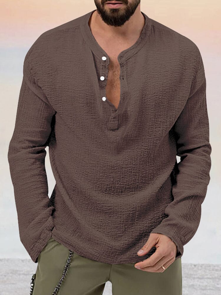 Men's Two Piece Set Long Sleeve Top and Straight Leg Pants