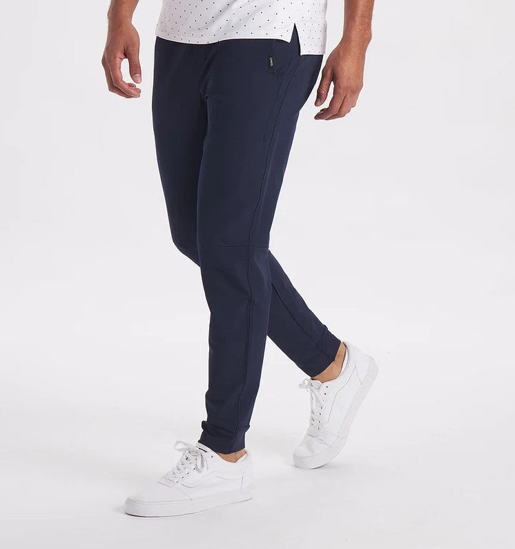 Men's Slim Fit Chino Pants with Contrast Waistband