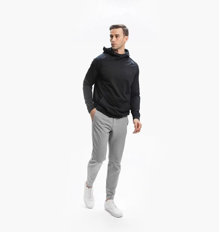 Men's Slim Fit Chino Pants with Contrast Waistband