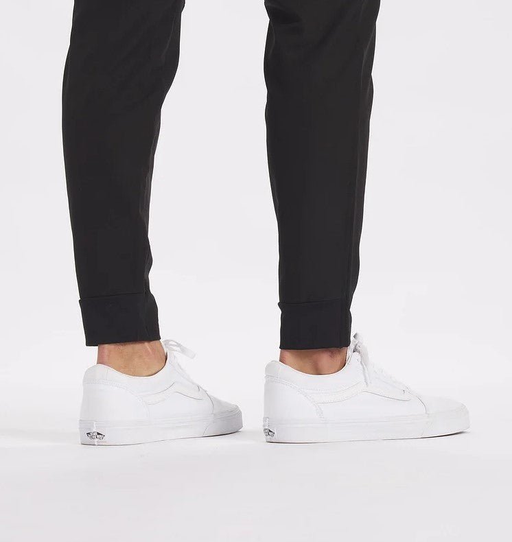 Men's Slim Fit Chino Pants with Contrast Waistband