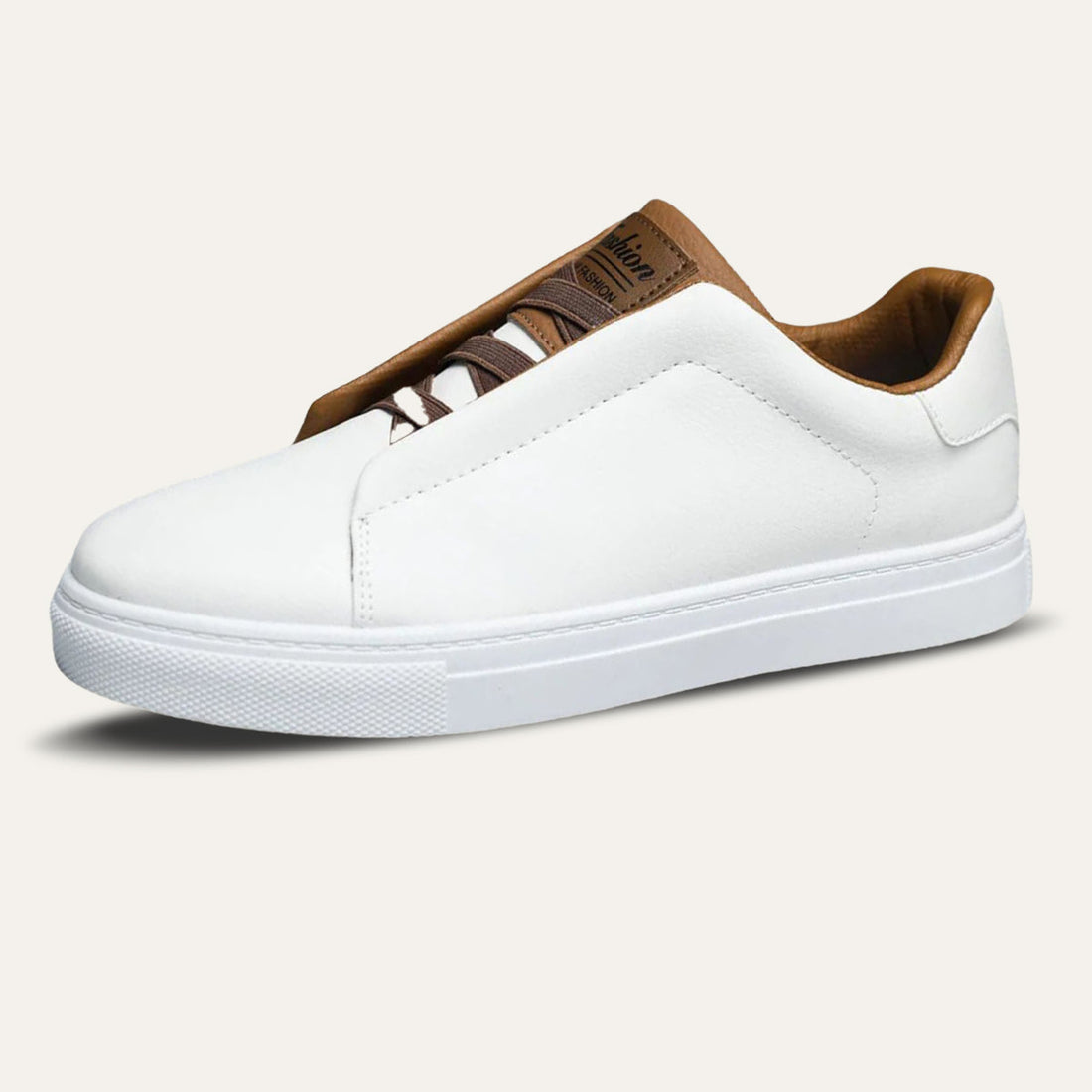 Men's Slip-On Low-Top Sneakers with Elastic Panels